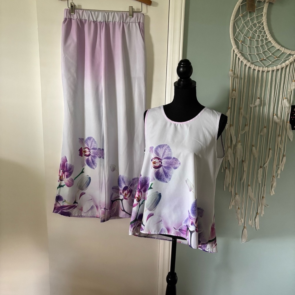 Floral Purple Women's outfit XL
